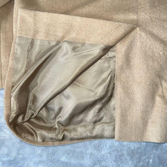 Joseph Richards Vintage 70s Mens 46R 100% Camel Hair USA Made Jacket Silk Lined - Picture 13 of 16